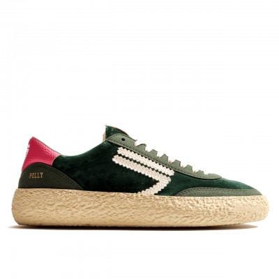 Polly Velvet Emerald Sneaker