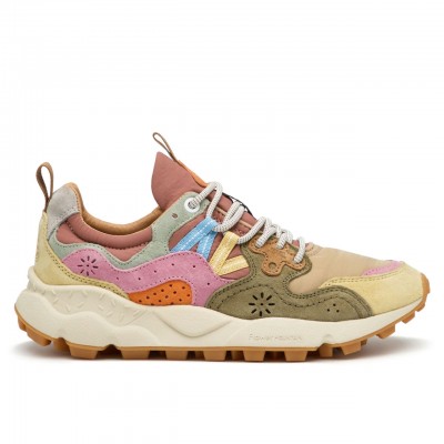 Sneaker Yamano 3 Woman Cream-Taupe-Militare