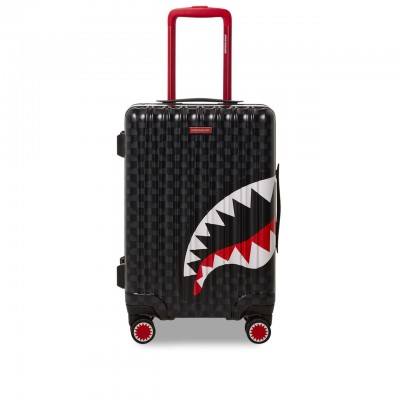 Drip Check Shark Suitcase