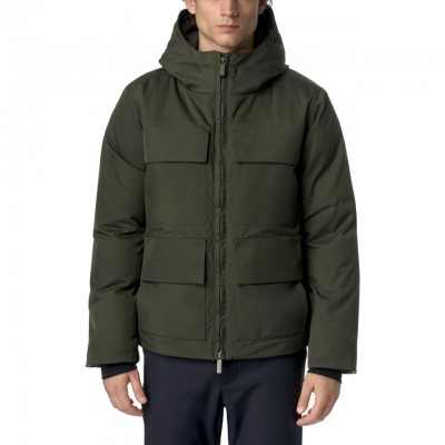 Hodin Fabric Mix Green Jacket