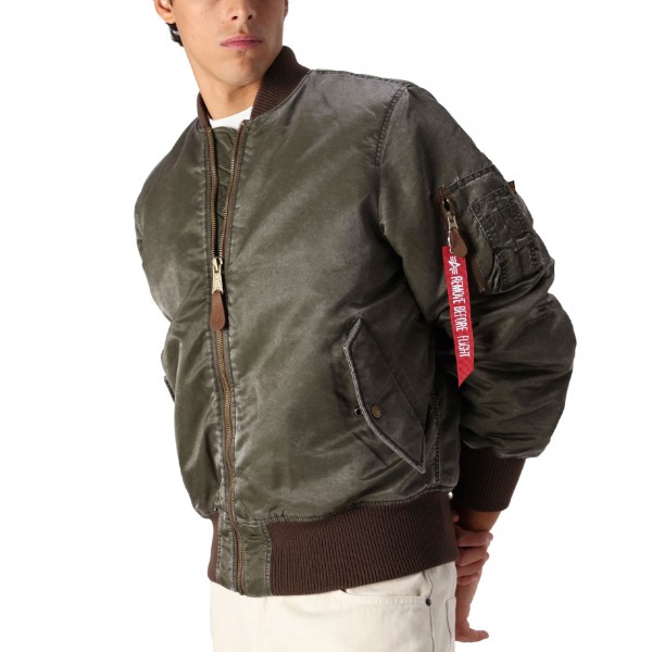 Bomber MA-1 Vintage Mud Olive