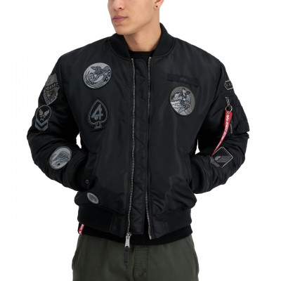 Bomber Ma-1 Patch Black/Black