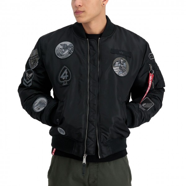 Bomber Ma-1 Patch Black/Black