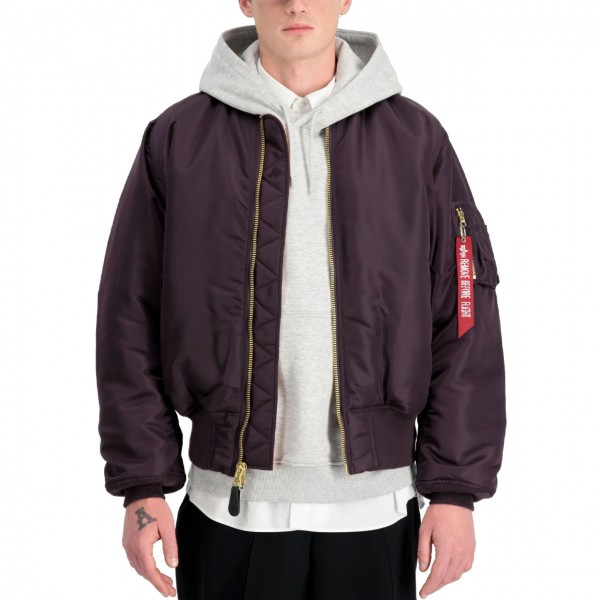 Ma-1 Heritage Plum Reversible Bomber