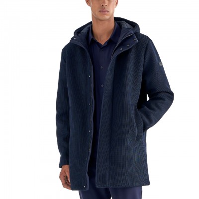 Bread Navy Blue Winter Parka