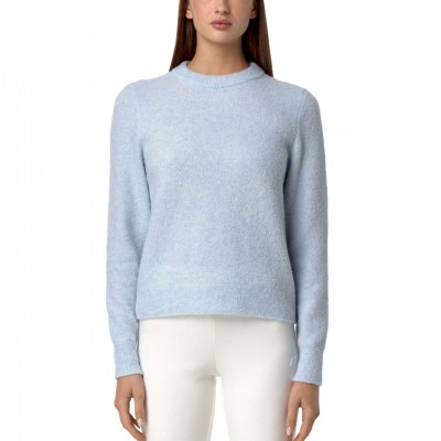 Clarisse Wool Merino Boucle Sweater Light Blue