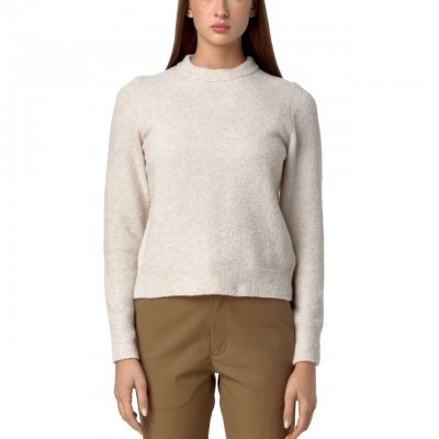 Clarisse Wool Merino Boucle Beige Sweater