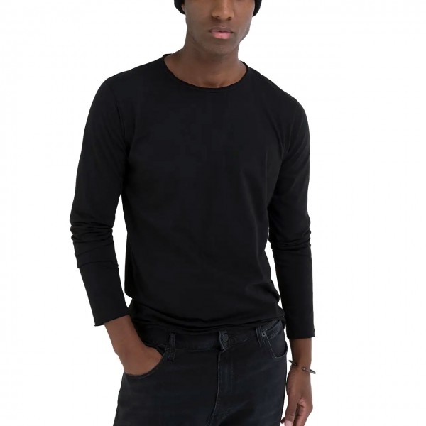 Long Sleeve Regular Fit T-Shirt Black