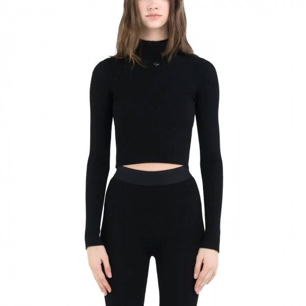 Regular Fit Black Turtleneck Sweater