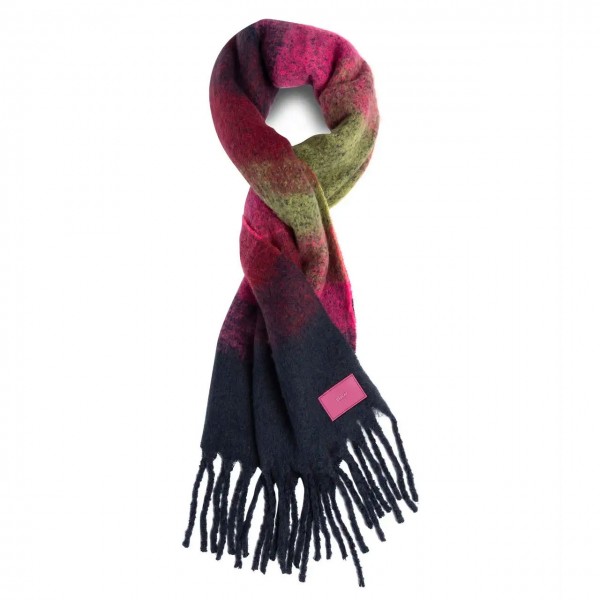 Degrade Blue Magenta Purple Scarf