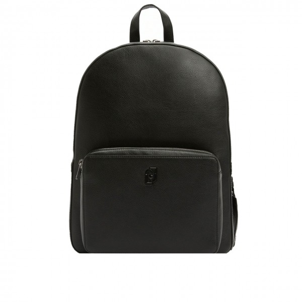 Black Leather Backpack