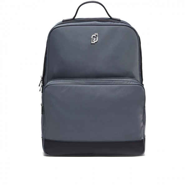 Smart Casual Nylon Backpack Grey