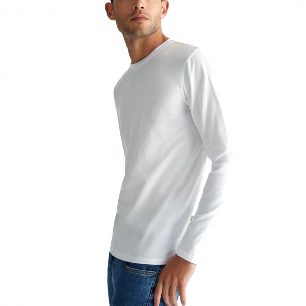 Basic Long Sleeve T-Shirt White