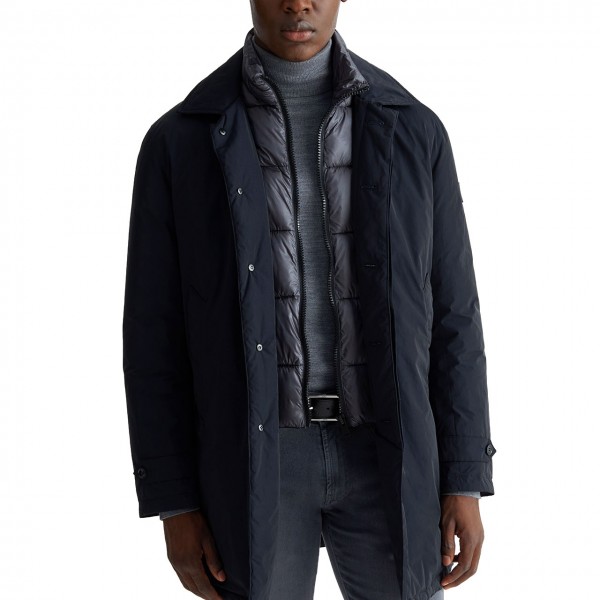 Dark Blue Bib Jacket