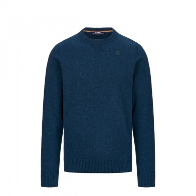 Maglione Sebastien Lambswool Blue Darkness