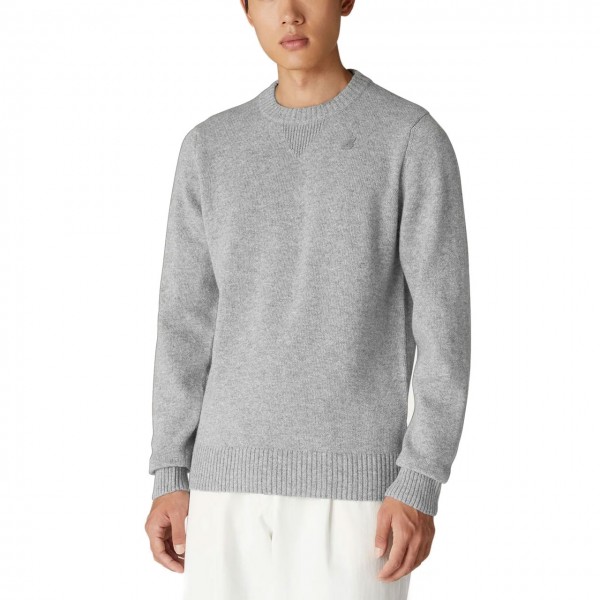 Maglione Sebastien Lambswool Grey Ash