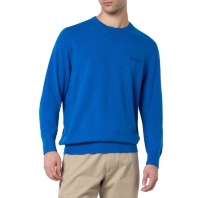 Maglione Regent In Lana D'Agnello Bluette