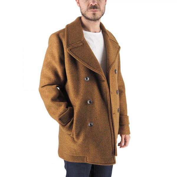 Carlos Tobacco Caban Coat