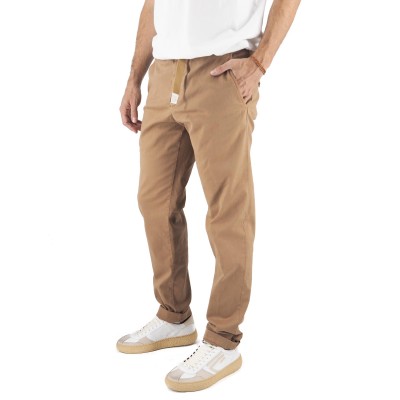 Khaki Gabardine Chino Pants