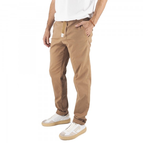 Khaki Gabardine Chino Pants