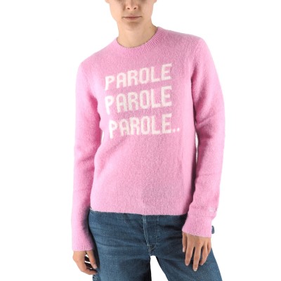 Maglione Parole Parole Parole Rosa