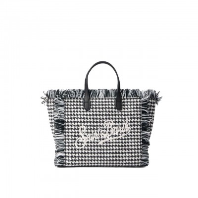 Borsa Vanity Mini Pied De Poule