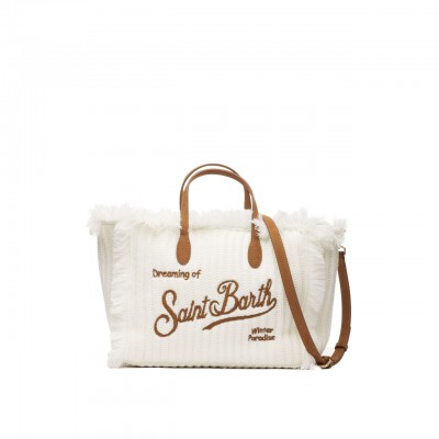 Borsa Colette In Tricot Bianco