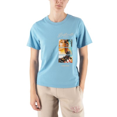 Art Gallery T-Shirt Azzurro