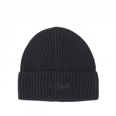 Moss Blend Black Beanie