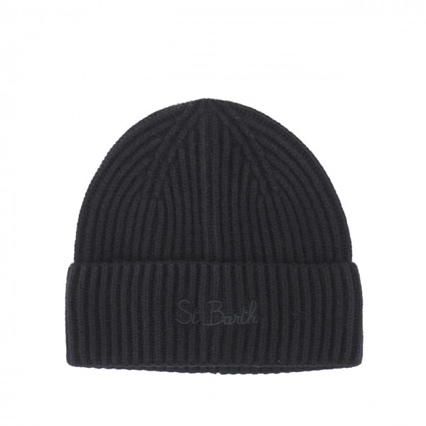 Moss Blend Black Beanie