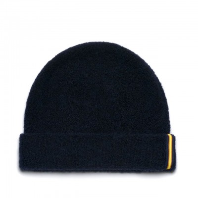 Brice Wool Merino Boucle Blue Beanie