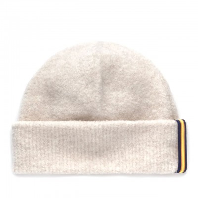 Brice Wool Merino Boucle Beige Beanie