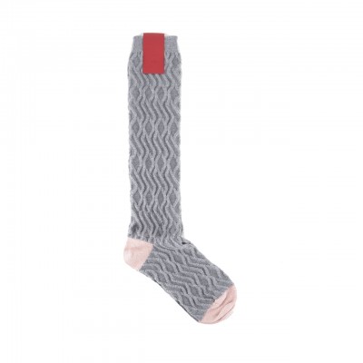 Long Socks Women Links Rhombus