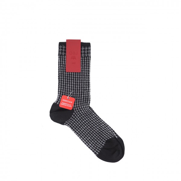 Women's Socks Jacquard Micro Rhombus Lurex