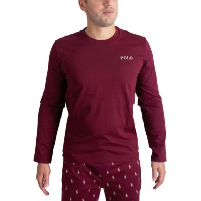 Burgundy Long Sleeve T-Shirt