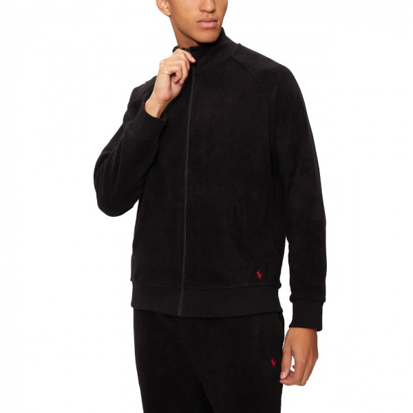 Black Fleece Turtleneck Sweatshirt