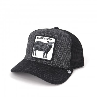 Cappello Da Baseball Black Sheep In Lana