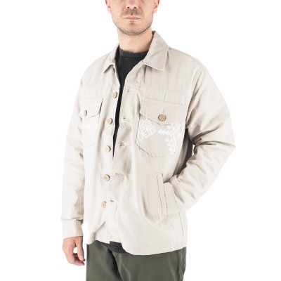 Maya Offwhite Winter Field Jacket