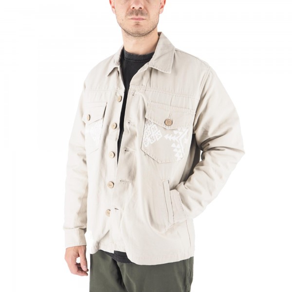 Maya Offwhite Winter Field Jacket