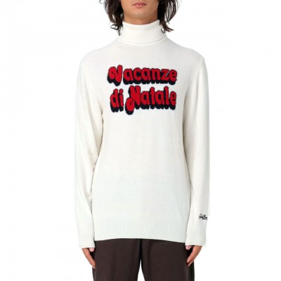 White Christmas Holiday Turtleneck Sweater