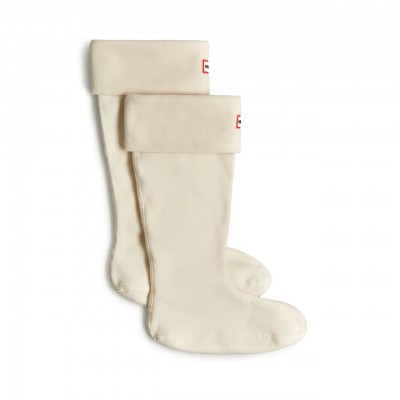 Tall Boot Sock Hunter White