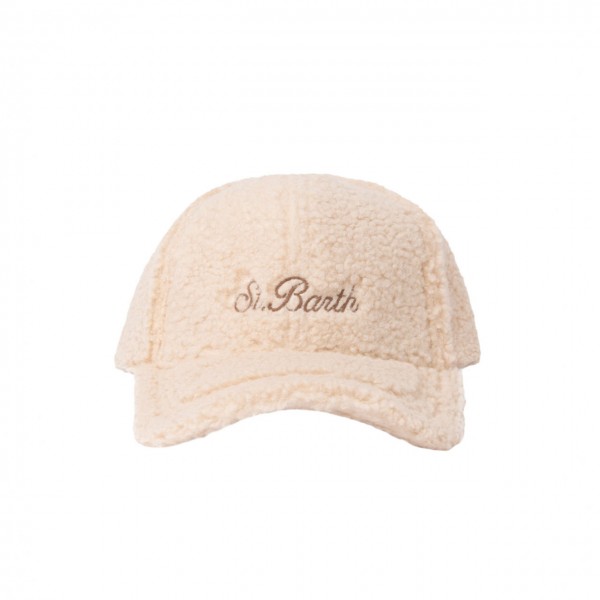 Beige Teddy Baseball Hat