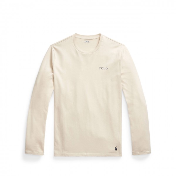 Beige Long Sleeve T-Shirt