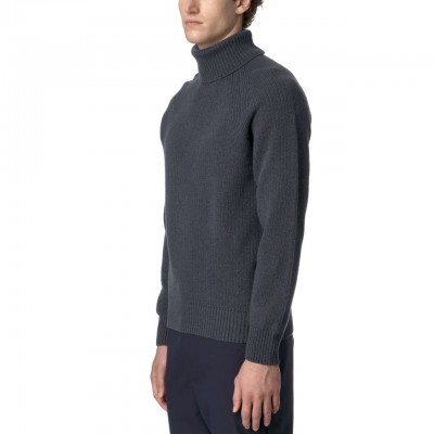 Maglione Virgil Merino Blue Depth