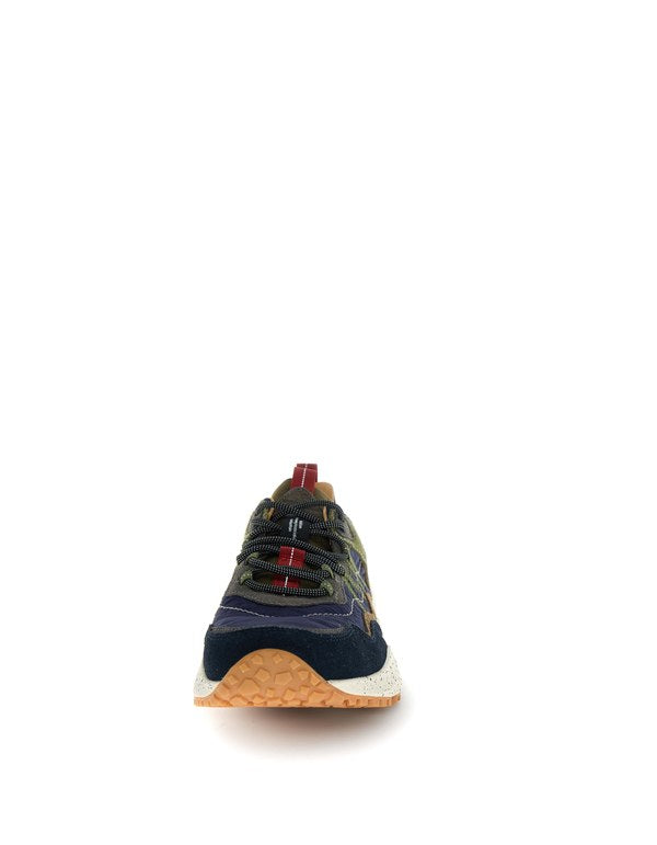 Sneaker Sanchia Uni Cow Velour/Nylon Black-Brown-Mud - Immagine 4