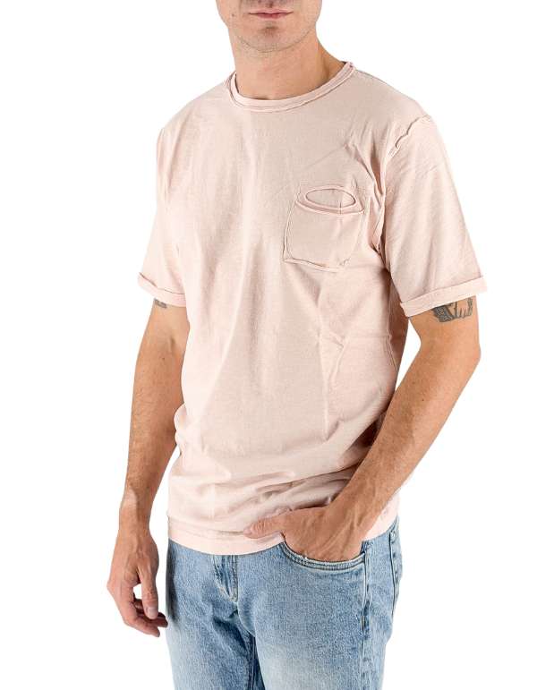 Pink Flame Pocket T-Shirt