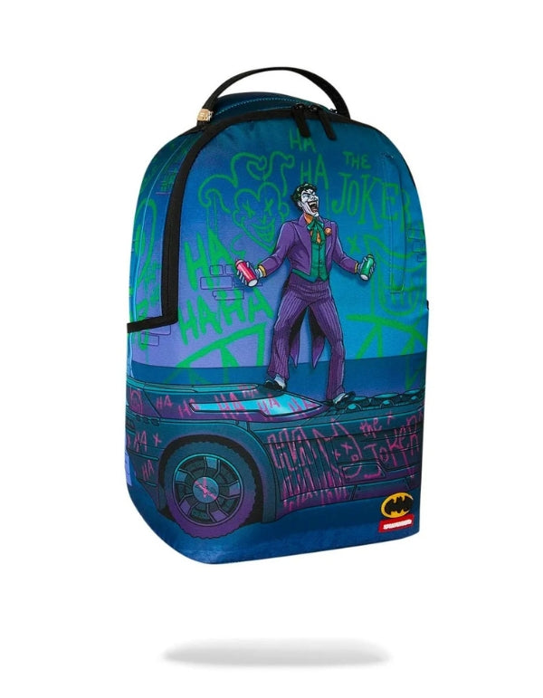 Zaino Dc Joker Tagged Up Batmobile Backpack