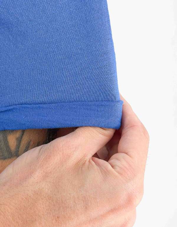 Royal Blue Flame Pocket T-Shirt