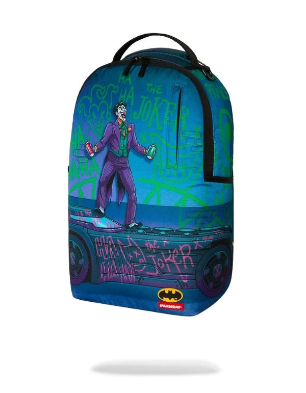 Zaino Dc Joker Tagged Up Batmobile Backpack
