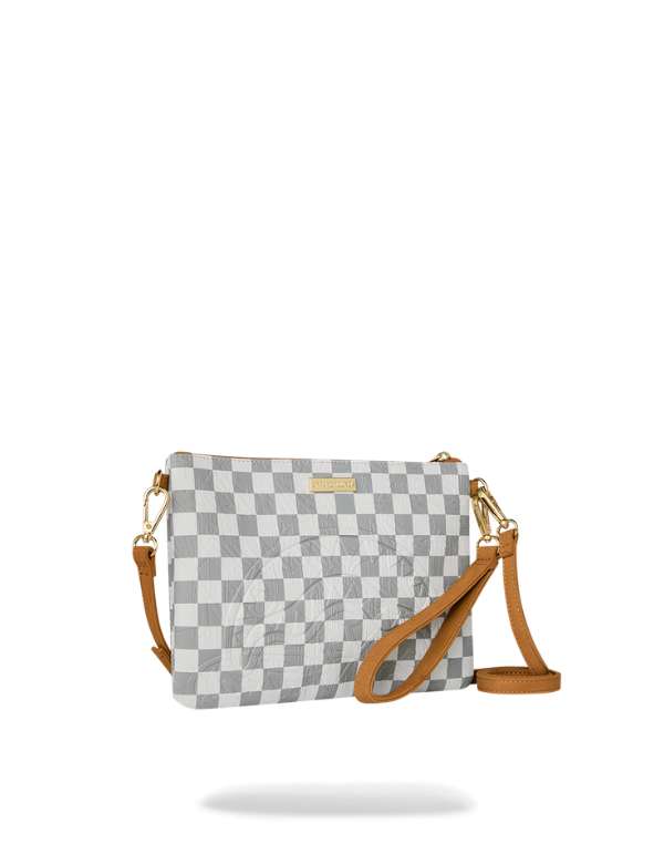 3am Cream Crossbody Clutch